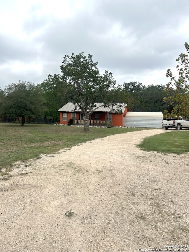 view of front of home