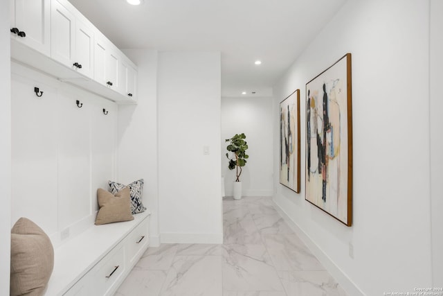 view of mudroom