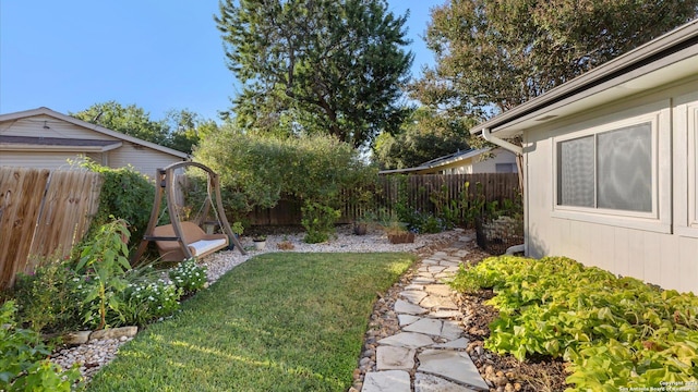 12743 S El Sonteo St, San Antonio, TX 78233 - view of yard