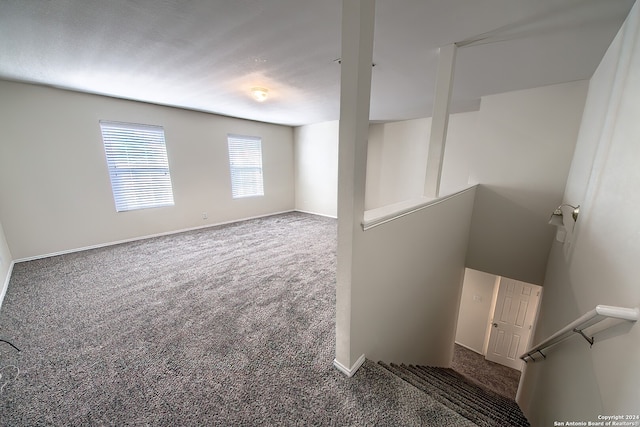 interior space with carpet floors