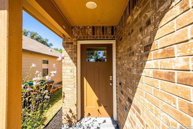 view of property entrance