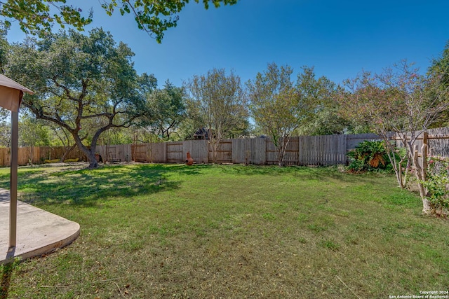3303 Cambria Way, San Antonio, TX 78251 - view of yard with a fenced backyard