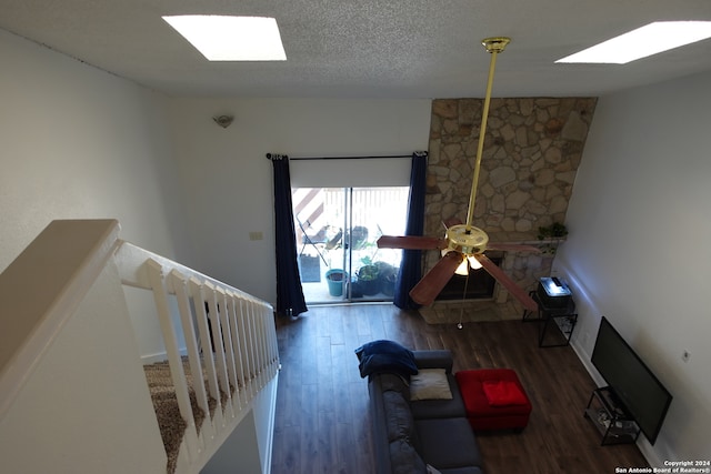 living room featuring hardwood / wood-style floors