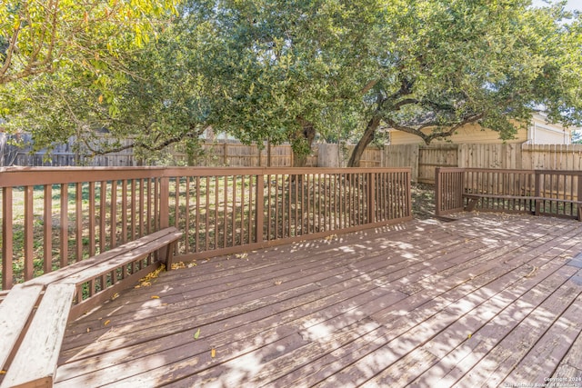 view of deck