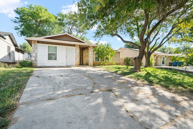 view of ranch-style house