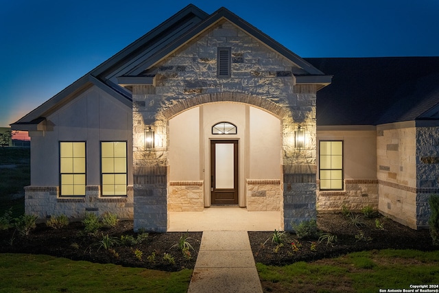 view of entrance to property