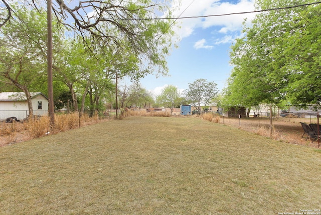 view of yard