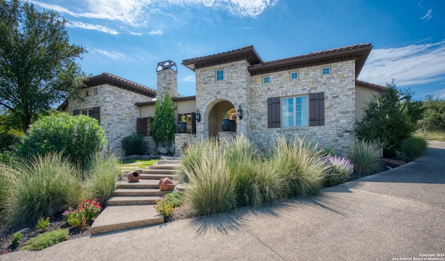 view of mediterranean / spanish house