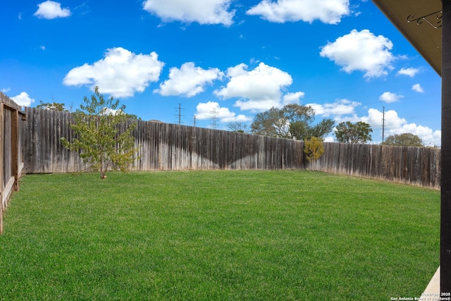 view of yard