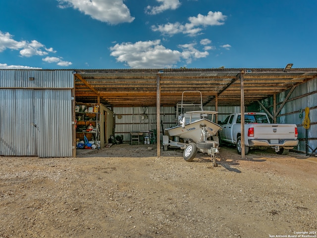 view of outbuilding