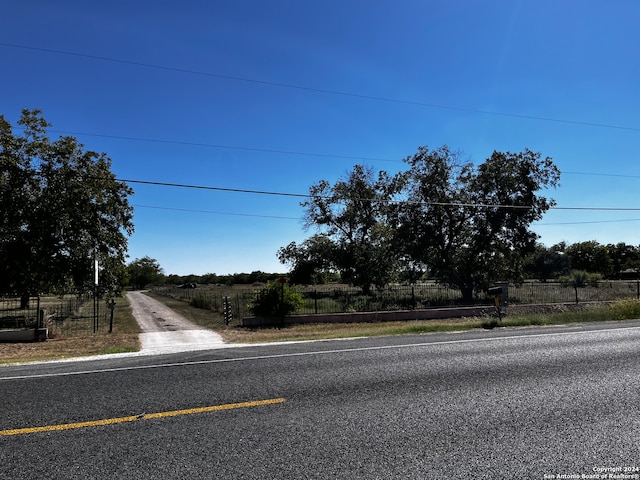 view of road