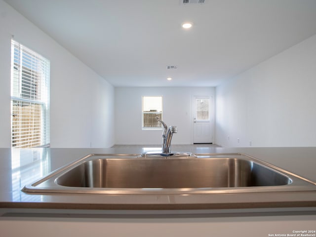 kitchen featuring sink and a healthy amount of sunlight