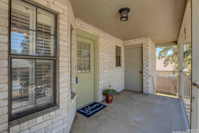 view of entrance to property