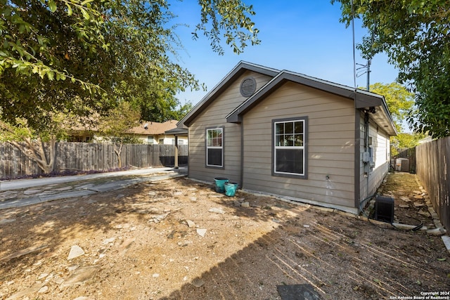 view of rear view of property