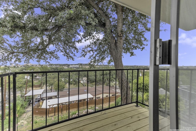 4207 High Sierra, San Antonio, TX 78228 - view of deck