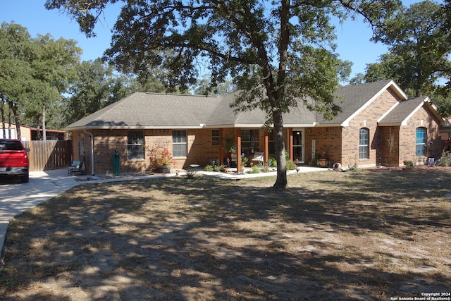 view of ranch-style home