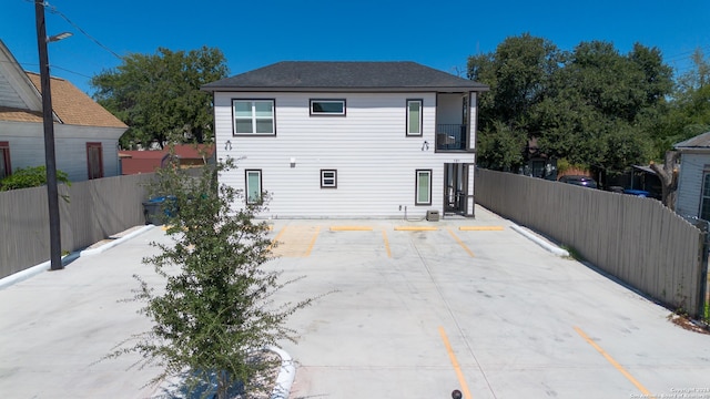 view of rear view of property