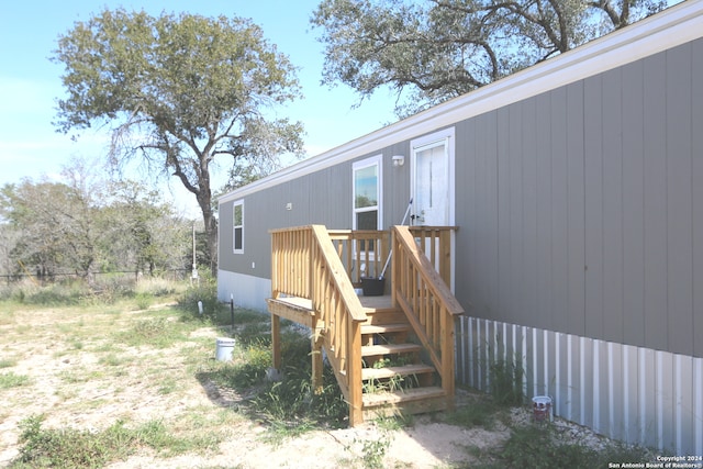 view of entrance to property