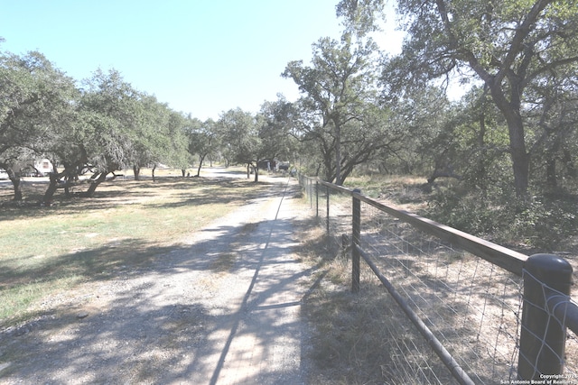 view of road