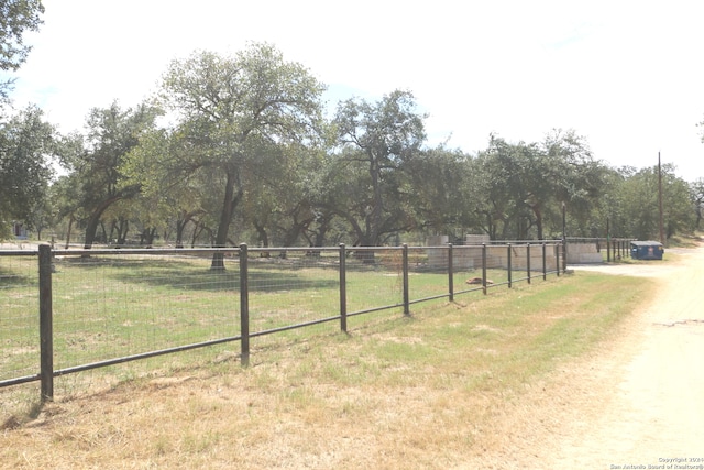 view of street featuring a rural view