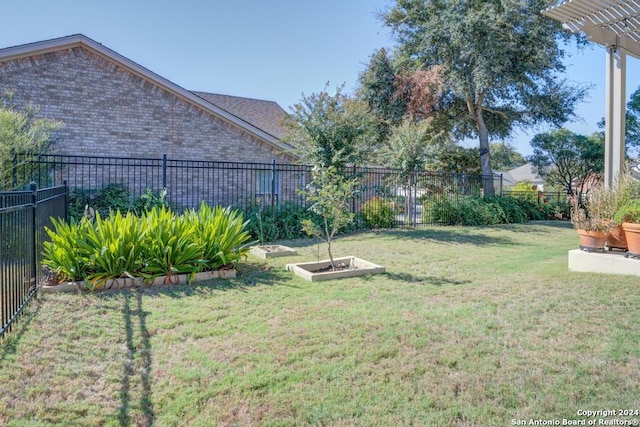 12624 Horseshoe Bay, San Antonio, TX 78253 - view of yard with a fenced backyard and a vegetable garden