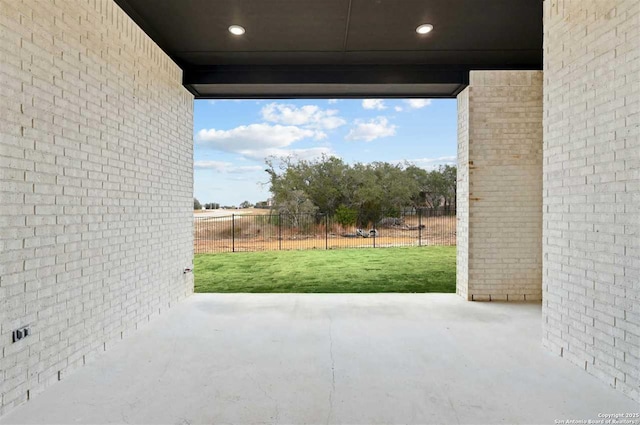 view of patio