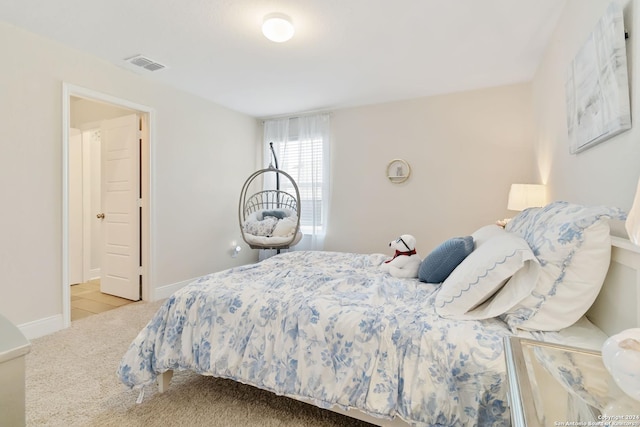 3443 Iron Cyn, Bulverde, TX 78163 - carpeted bedroom featuring visible vents and baseboards