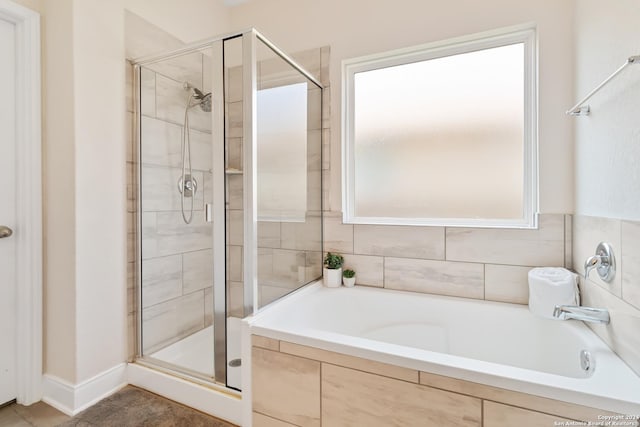 3443 Iron Cyn, Bulverde, TX 78163 - full bath with a shower stall and a bath