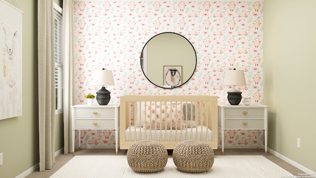 bedroom featuring carpet floors