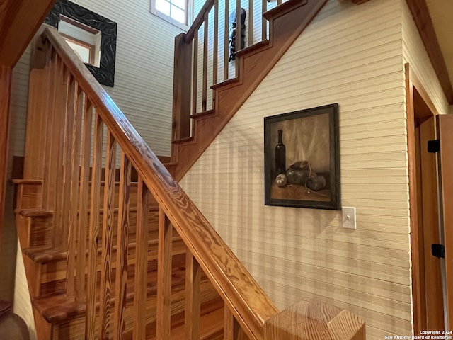 view of stairs