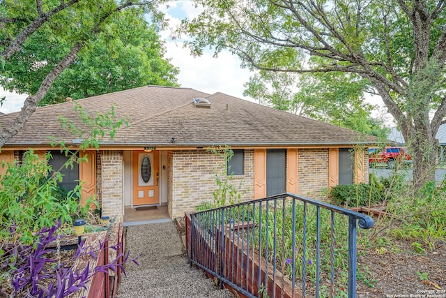 view of ranch-style home