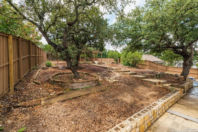 view of yard featuring a patio area