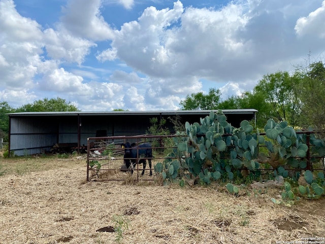 view of stable