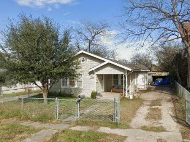 view of bungalow-style home