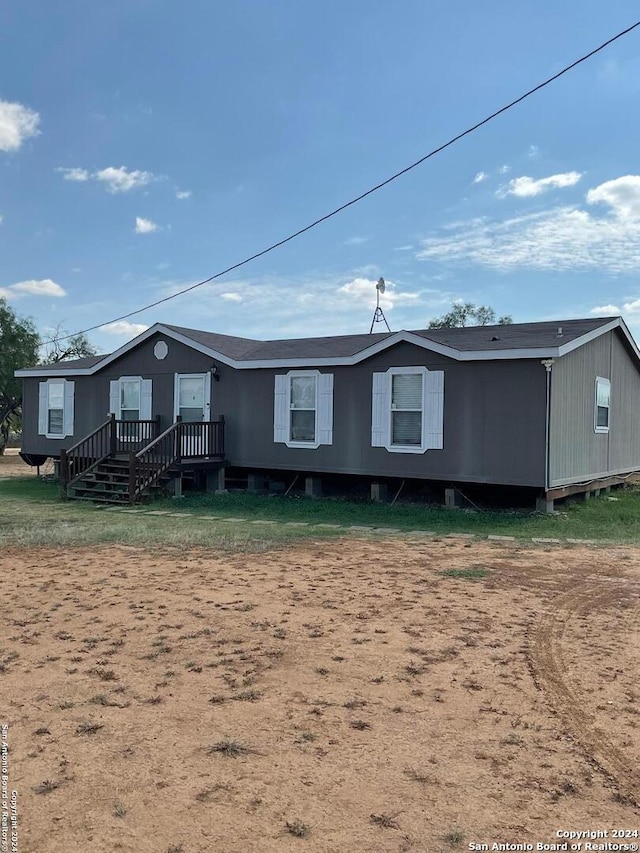 view of manufactured / mobile home