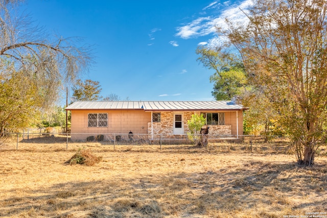 view of ranch-style house