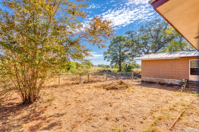 view of yard