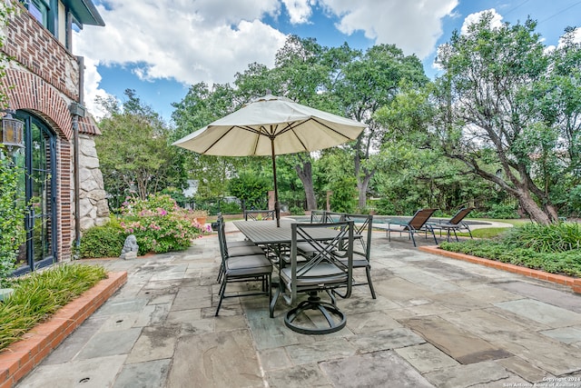 view of patio