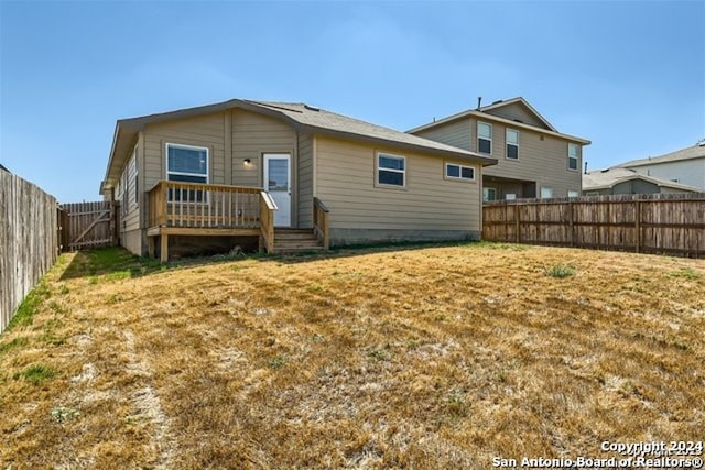 1074 Cozumel Emerald, San Antonio, TX 78253 - back of property with a deck