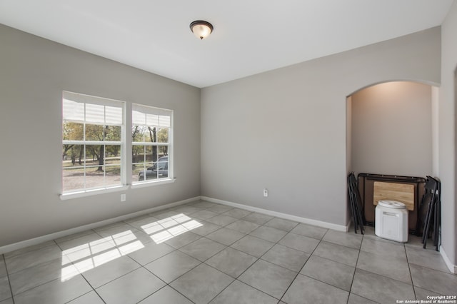 view of tiled empty room