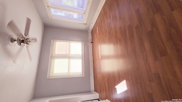 interior space with vaulted ceiling