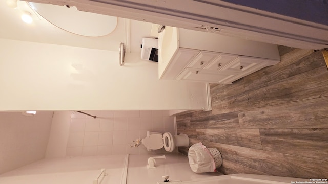 bathroom featuring walk in shower