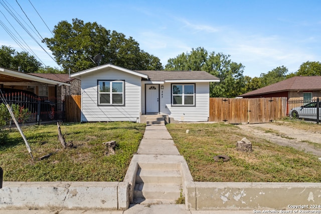 view of bungalow-style house