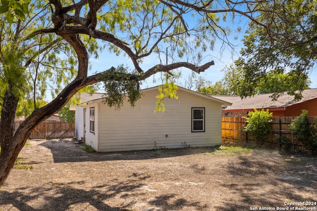 view of back of property