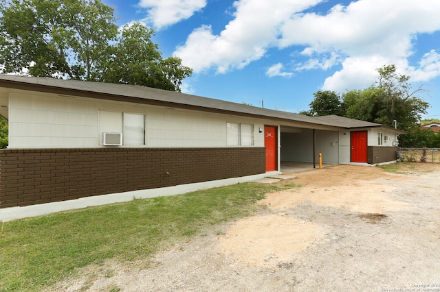 view of ranch-style house