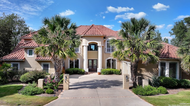 view of mediterranean / spanish house