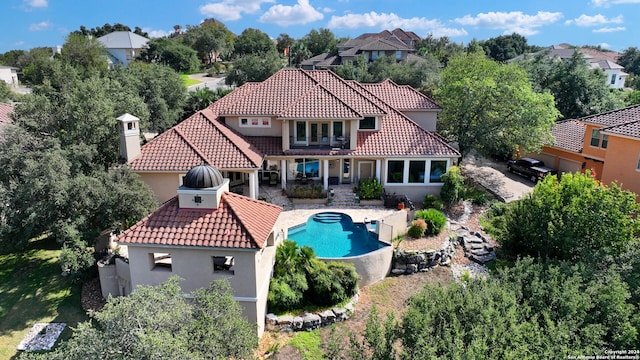 rear view of house with a patio area