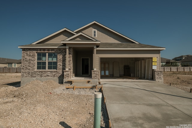 view of craftsman-style home