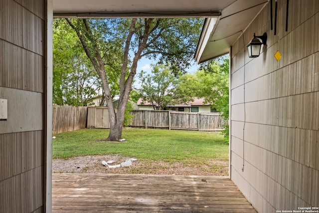 exterior space with light hardwood / wood-style flooring