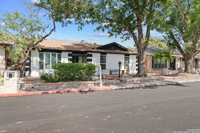 view of ranch-style home